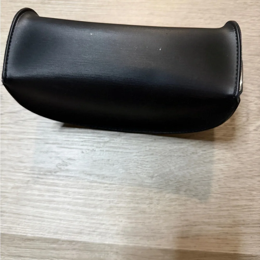 Giorgio Armani Dark Leather Sunglasses Case